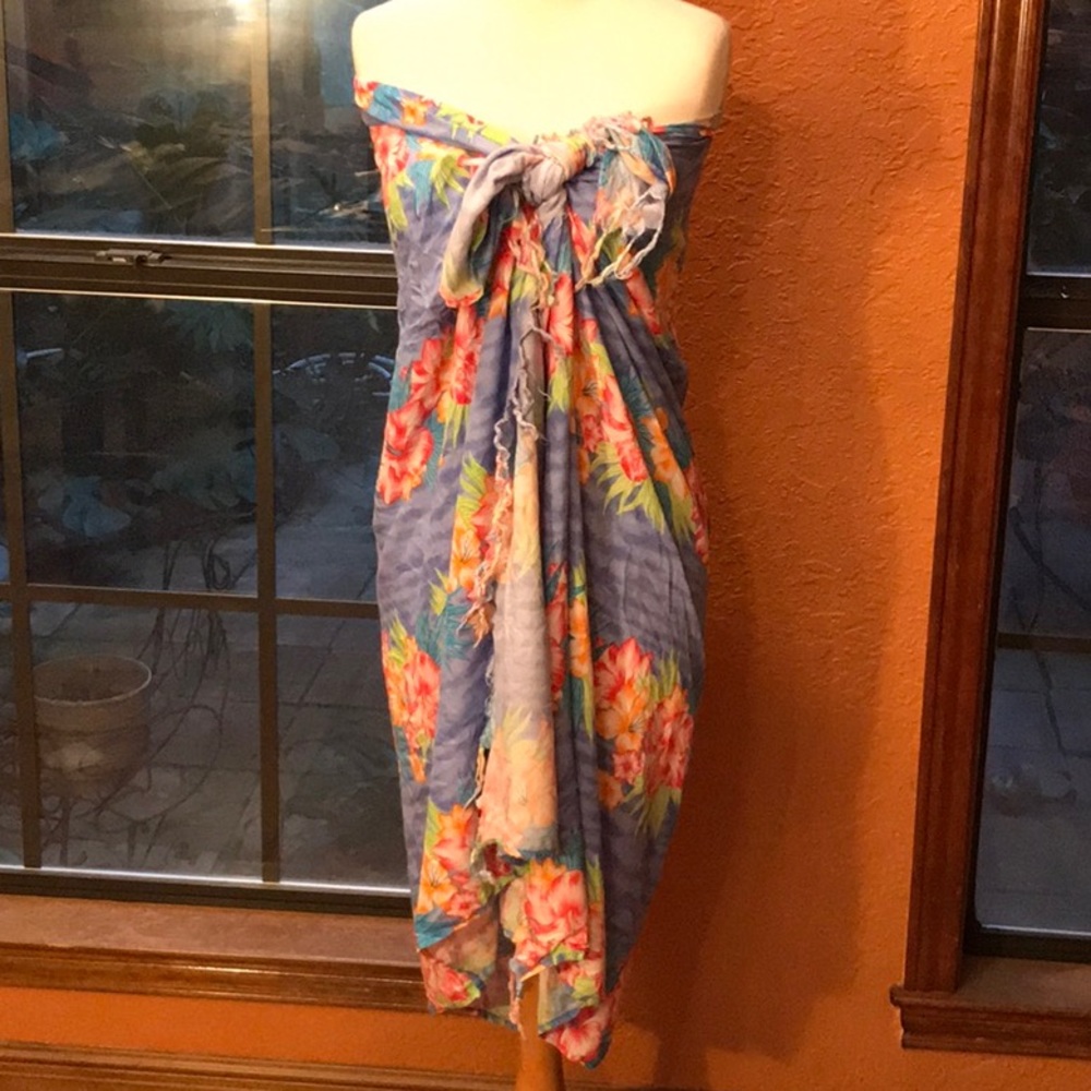 Sarong with fringe